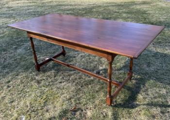 Image of Early D R Dimes country pine dining table