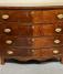 American Federal mahogany bowfront chest c1800
