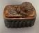 19c English copper top mold in artichoke motif