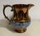 Antique English copper luster pitcher