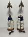 Pair of Staffordshire Highland figural lamps