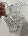 Brilliant period cut glass water pitcher c1880