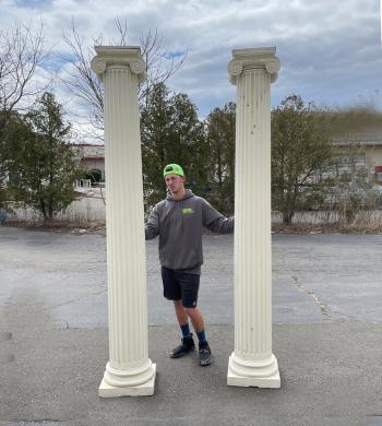 Image of Pair of Ionic architectural columns