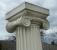 Pair of Ionic architectural columns
