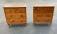 Pair of English pine chests c1840