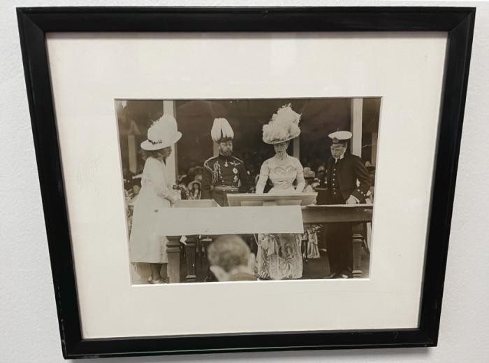 Photograph of King George and Queen Mary