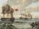 18th c maritime oil painting