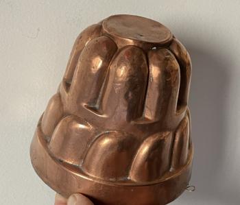 Image of 18thc copper jelly mold