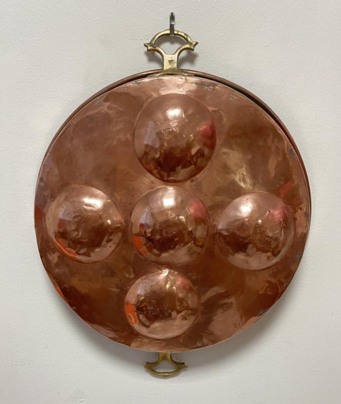 18thc French copper egg poacher