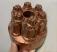 Antique French copper jelly mold