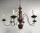 Vintage colonial style 6 light chandelier