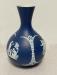 Wedgwood dark blue Jasperware vase