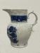 Staffordshire blue and white Chinoiserie jug c1800