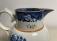 Swansea Staffordshire blue and white jug c1800