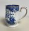 Staffordshire blue and white fluted mug c1795