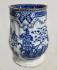 Staffordshire blue and white fluted mug c1795
