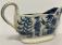 Rainforth Staffordshire blue and white sauce boat