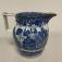 Staffordshire blue and white earthenware jug c1820