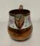 Staffordshire copper luster earthenware jug c1840