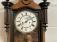 19thc double weight Vienna wall clock
