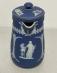 19thc Wedgwood blue Jasperware pitcher