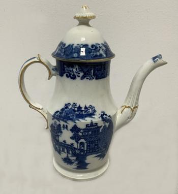 Image of Staffordshire pearlware coffee pot c1800