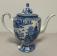 Staffordshire blue and white pearlware coffee pot c1810