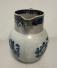 Staffordshire blue and white earthenware jug c1800