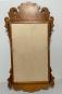 Large Chippendale style tiger maple mirror