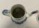 Rare Staffordshire blue and white coffee pot c1795