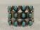 Vintage Taxco sterling silver and turquoise bracelet