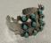 Vintage Taxco sterling silver and turquoise bracelet