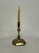 Diminutive 18thc brass candlestick c1760