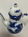 Staffordshire blue and white coffee pot c1795