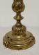 18thc English brass candlestick