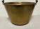 Brass pail by H W Hayden Ansonia CT c1850