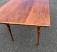 Early D R Dimes pine dining table with bread board ends