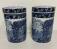 Rare 18thc Wedgwood biscuit jars in blue transfer