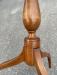 Tiger maple tilt top candle stand c1800