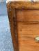 English mahogany storage box with copper rivets c1880