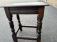 Oak joint stool by Westing Evans Egmore Philadelphia c1900