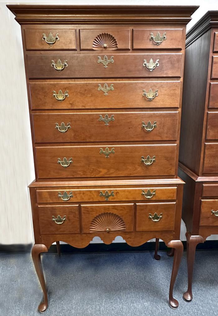 Eldred Wheeler CT cherry highboy