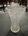 Brilliant cut glass vase c1900