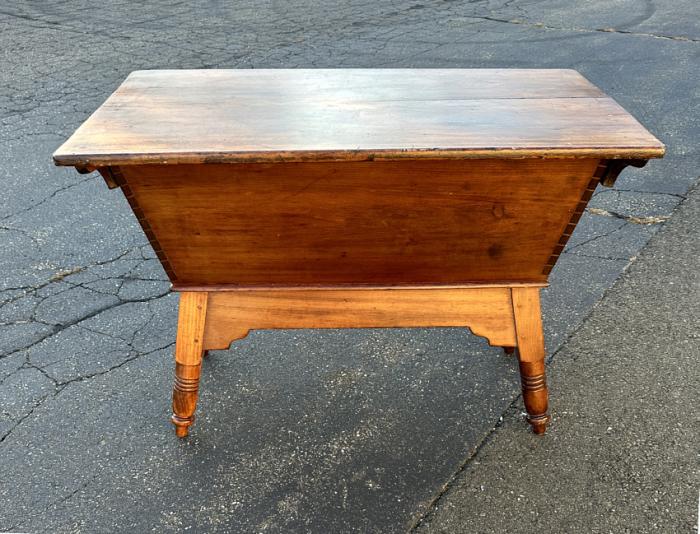 Pine kitchen dough box c1840