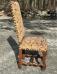French os de mouton walnut side chair c1700