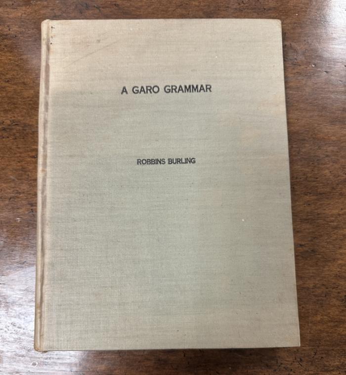 A Caro Grammar by Robbins Burling 1961