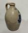 19th c stoneware jug by John Burger Rochester NY