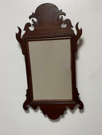 Image of American Federal period Chippendale mirror
