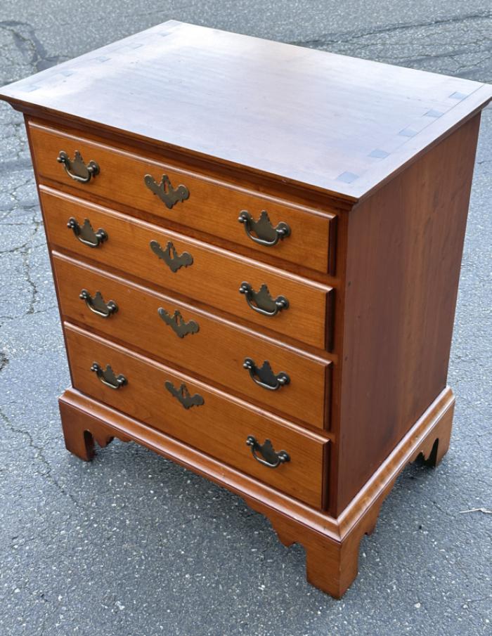 Eldred Wheeler small cherry Chippendale chest