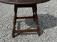 Antique cherry tavern table with oval top